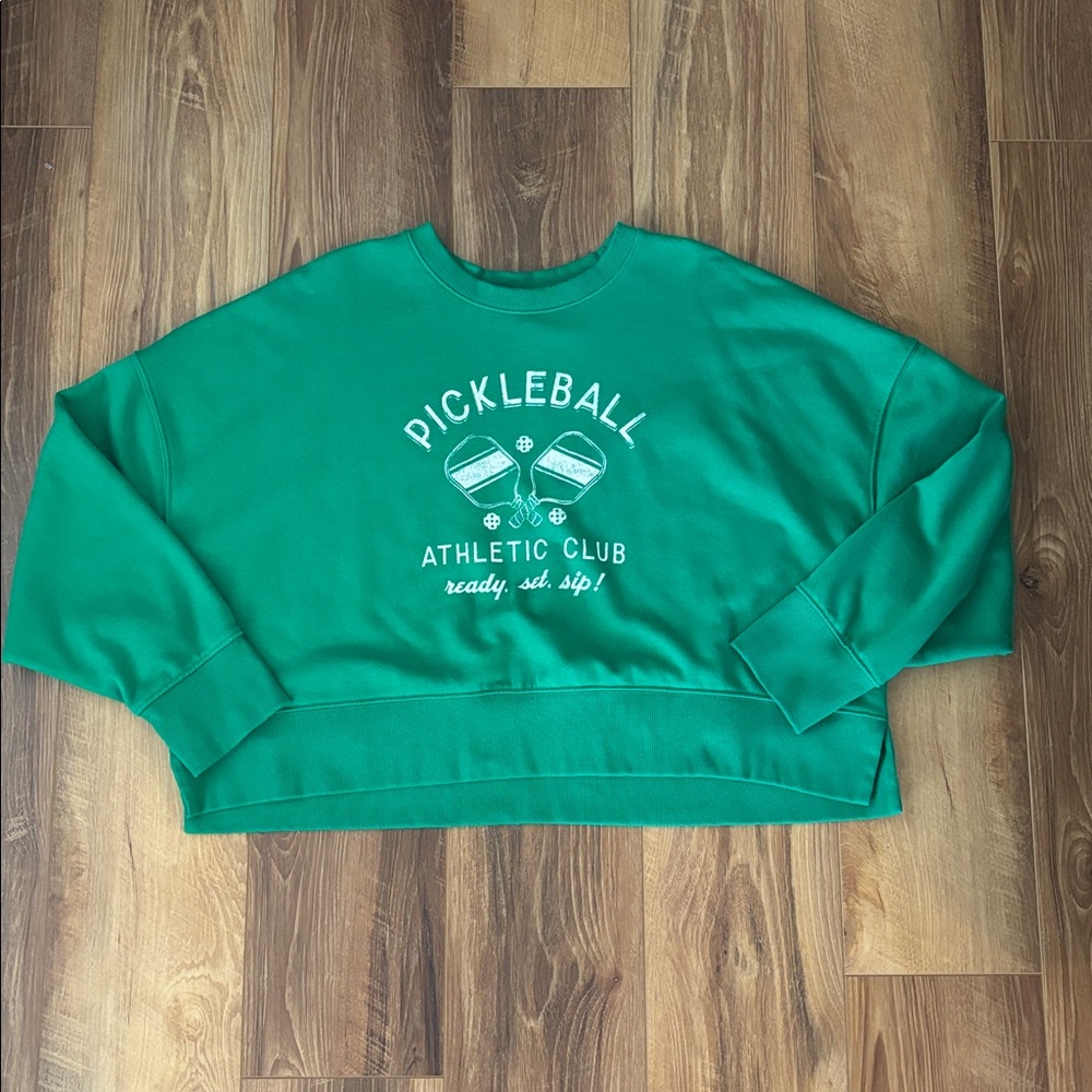 5/$25🌼 Green Pickleball Athletic Club Sweatshirt